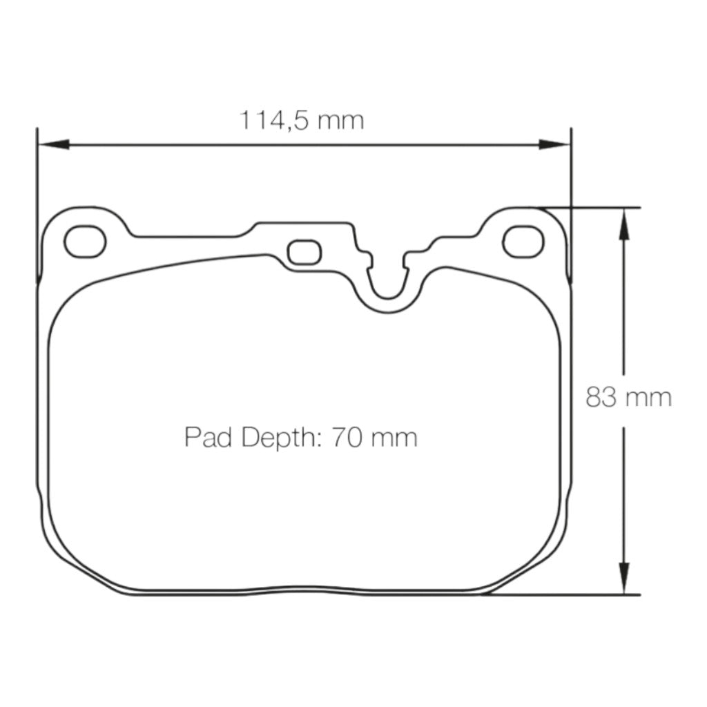 PAGID 4931-RSL29 Front Brake Pads for BMW M2 (F87) / M3 (F80) / M4 (F82) Iron Brakes Photo-1