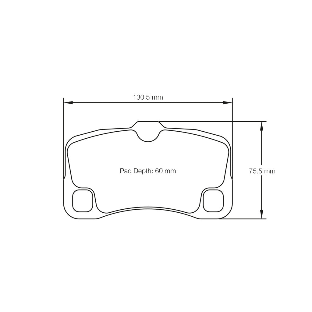 PAGID 8006-RSL29 Rear Brake Pads for PORSCHE 911 GT3 / GT3RS / GT2 / GT2RS / Turbo (997) Photo-1