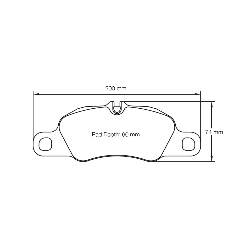 PAGID 8074-RSL1 Front Brake Pads for PORSCHE Cayman S 981 / Bosxter S 981 / 991 Carrera / 992 3.0 Carrera (iron brakes) Photo-1