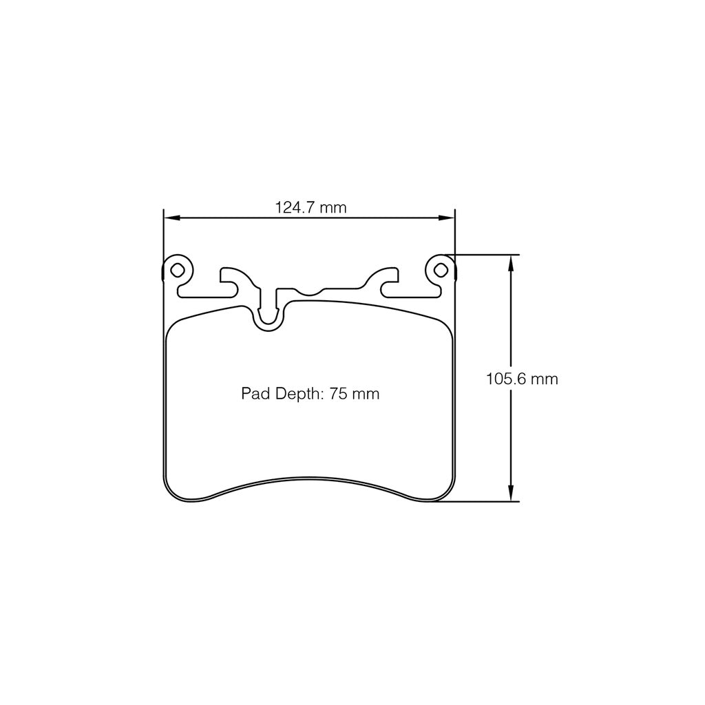 PAGID 8270-RSC1 Rear Brake Pads for MCLAREN 600LT / 720S / 620R Photo-1