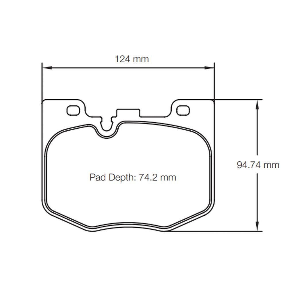 PAGID 8275-RSL29 Front Brake Pads for TOYOTA GR Supra (A90) 4-Piston Calipers / BMW Z4 (G29) M Sport Iron Brakes Photo-1