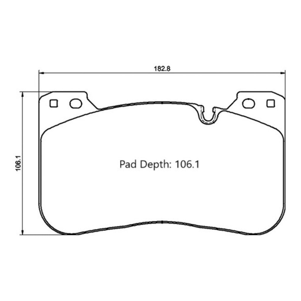 PAGID 8288-RSL29 Front Brake Pads for BMW M5 (F90) / M8 (G14) Photo-1