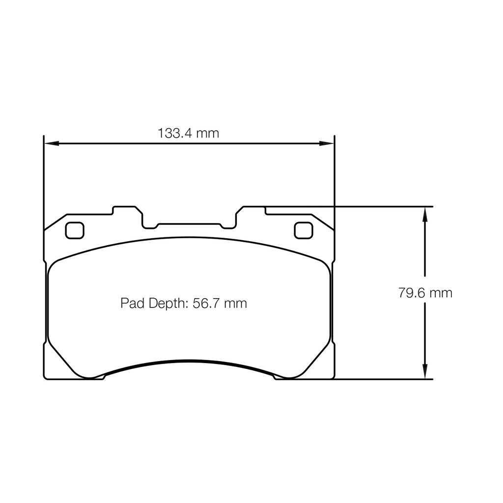 PAGID 8299-RST3 Front Brake Pads for TOYOTA GR Yaris (GXPA16) / GR Corolla (E210) Photo-1