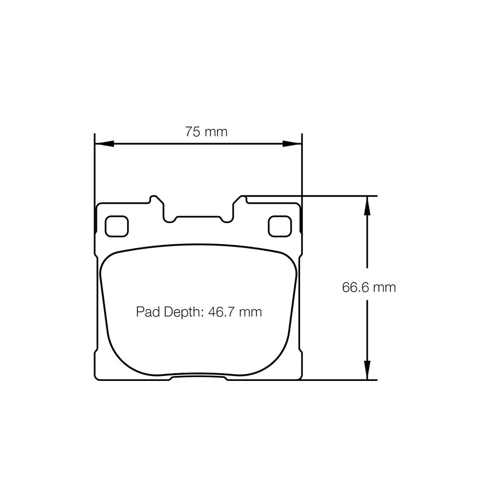 PAGID 8300-RSL29 Rear Brake Pads for TOYOTA GR Yaris Iron Brakes Photo-1