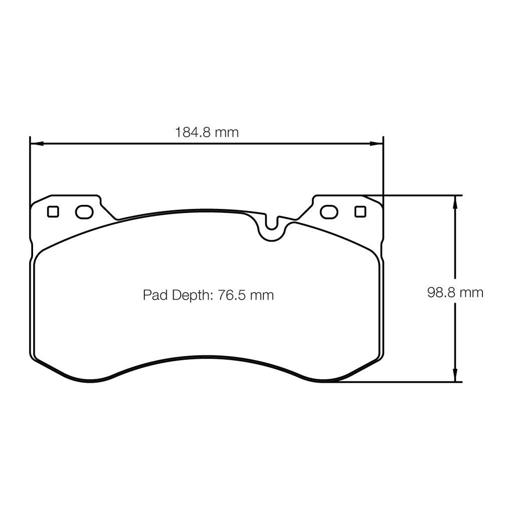 PAGID 8302-RSL1 Front Brake Pads for BMW M2 (G87) / M3 (G80) / M4 (G82) Photo-1