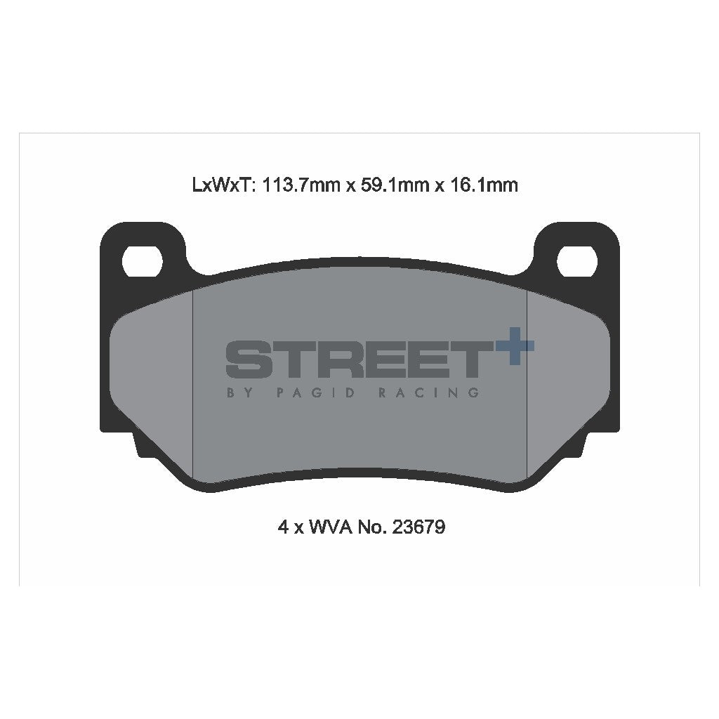PAGID T8035SP2001 Front brake pads STREET+ for CATERHAM SEVEN (CF) / MG TF Photo-1