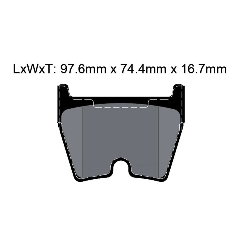 PAGID T8044SP2001 Front Brake Pads for STREET+ for AUDI RS6 (4B5) / R8 (422 / 423) / LAMBORGHINI Gallardo Photo-1