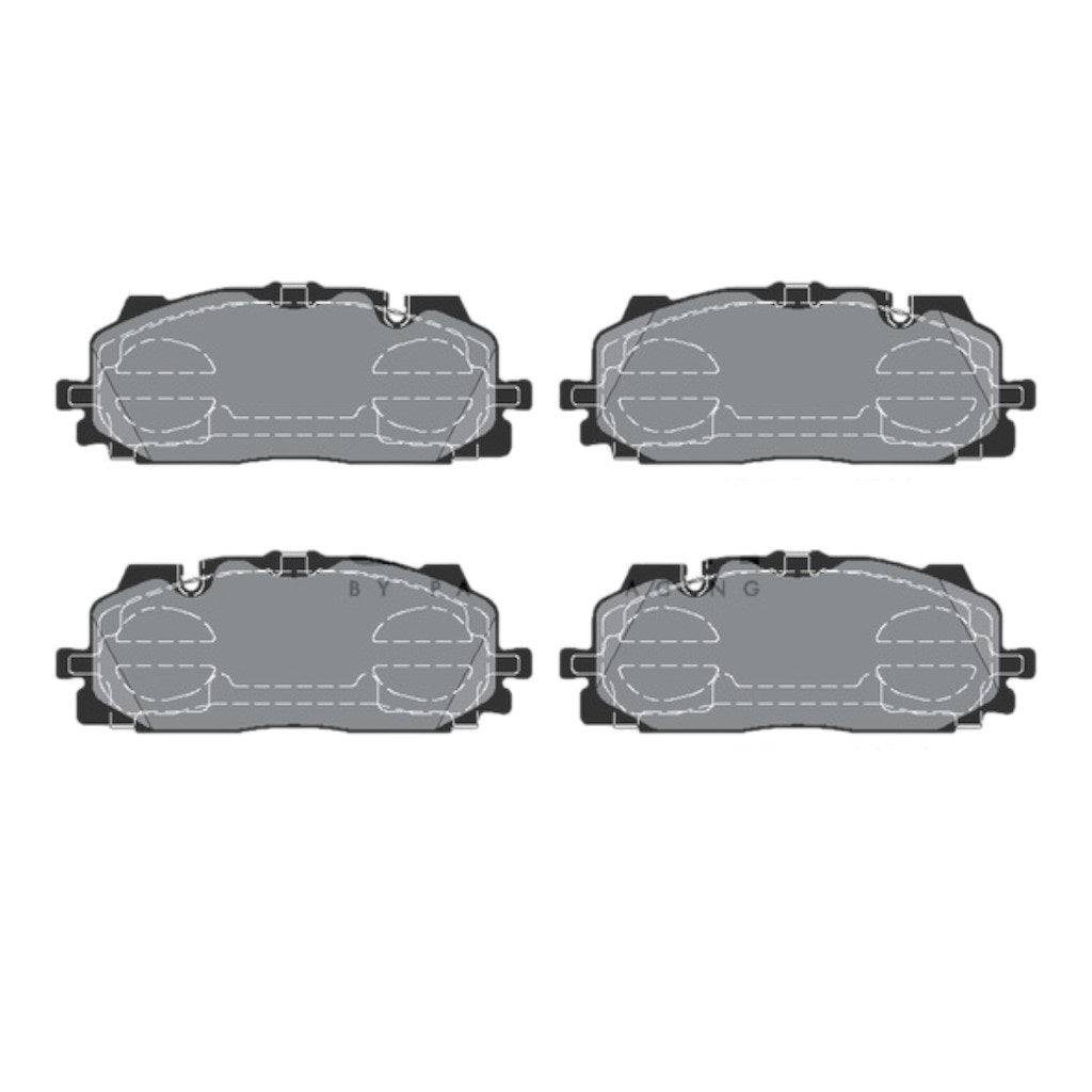 PAGID T8233SP2001 Front Brake Pads for AUDI A3 (8Y) / CUPRA Leon / Formentor (STREET+) Photo-1
