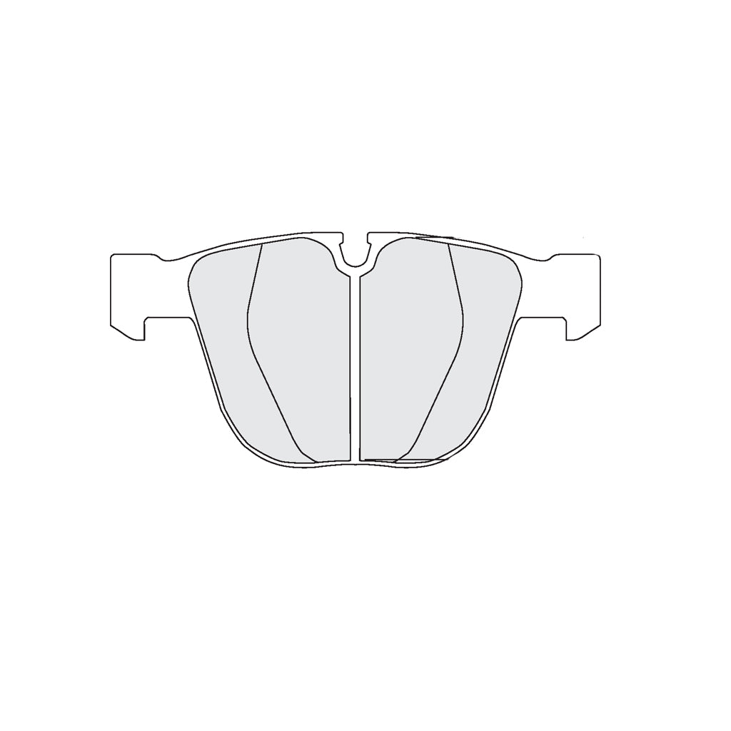 PFC 0919.332.16.44 Rear Brake Pads for BMW M3 (E90 / E92 / E93) 2008-2013 (332 Compound, 16 mm) Photo-1