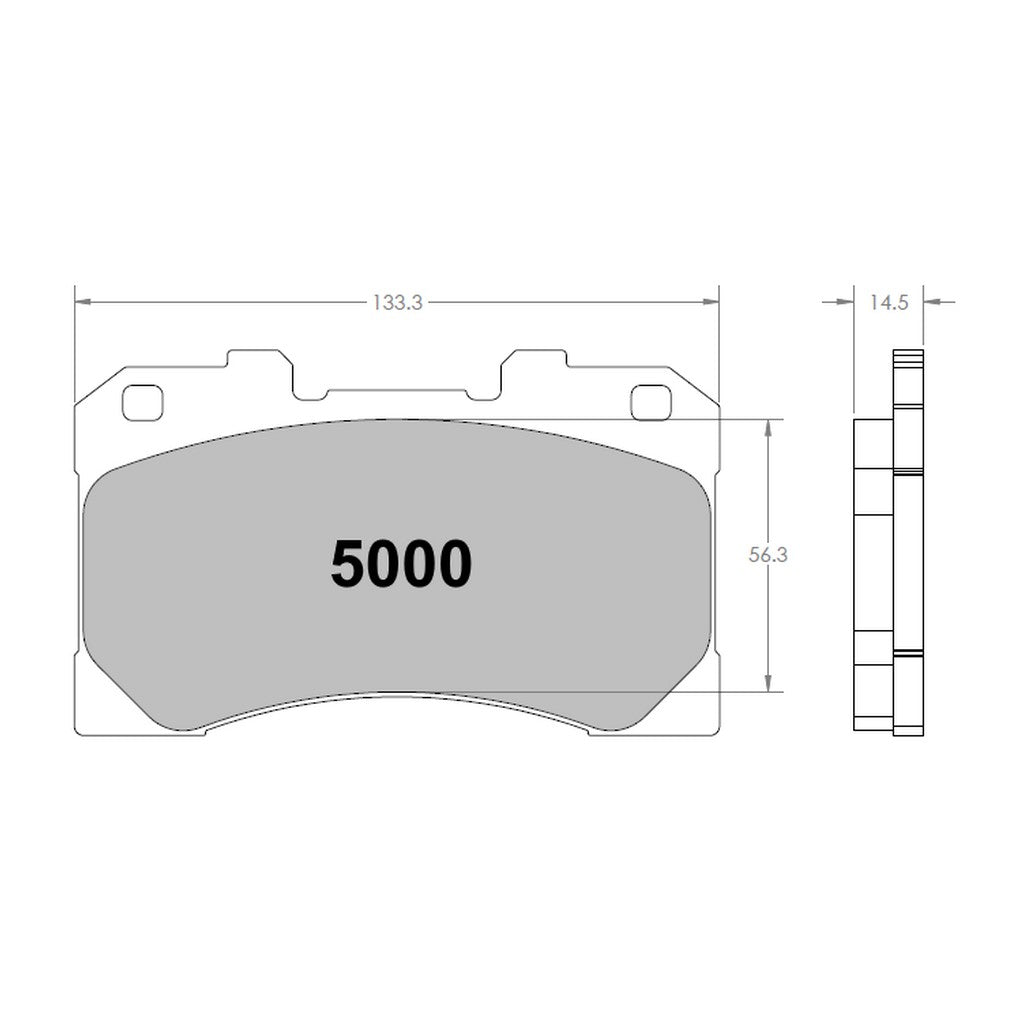 PFC 5000.68.15.64 Front Brake Pads for TOYOTA GR Yaris Sport / GR Corolla Photo-1