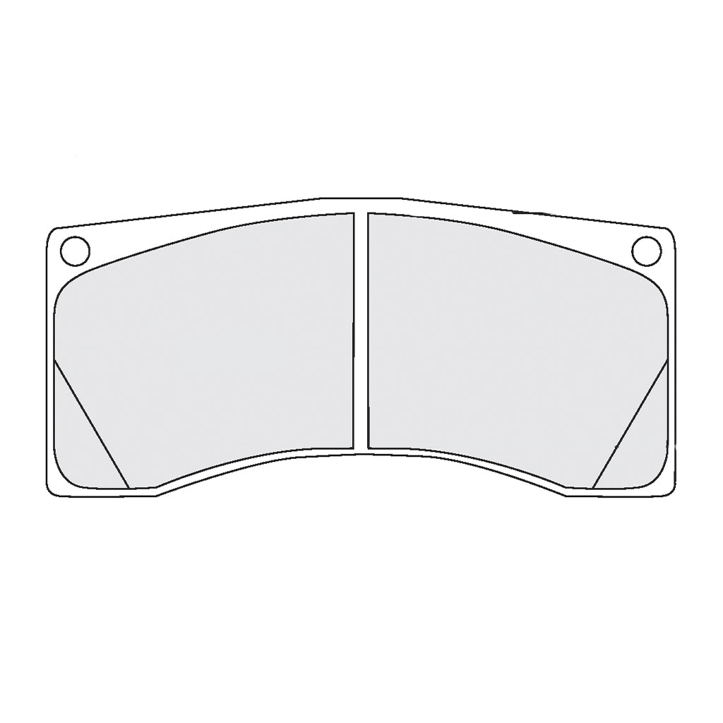 PFC 7700.19.26.44 Rear Brake Pads for PORSCHE 911 GT3 Cup (992) / GT3R (991 / 992) (19 Compound, 26 mm) Photo-0