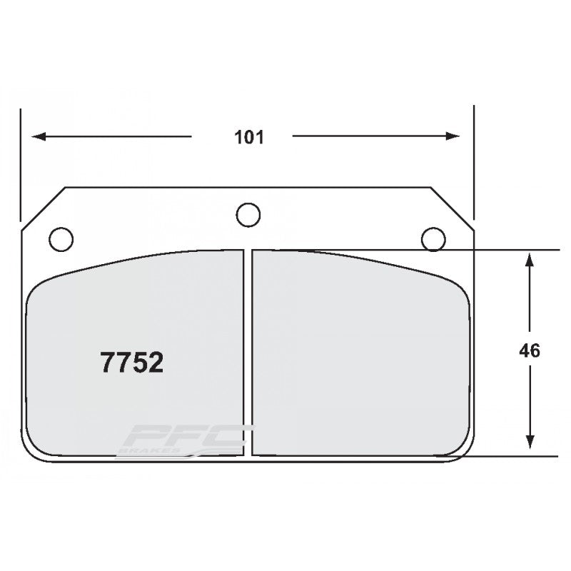PFC 7752.19.12.04 Brake Pads Set (rear and front) RACE 99 CMPD 12 mm for RADICAL SR3 Photo-0