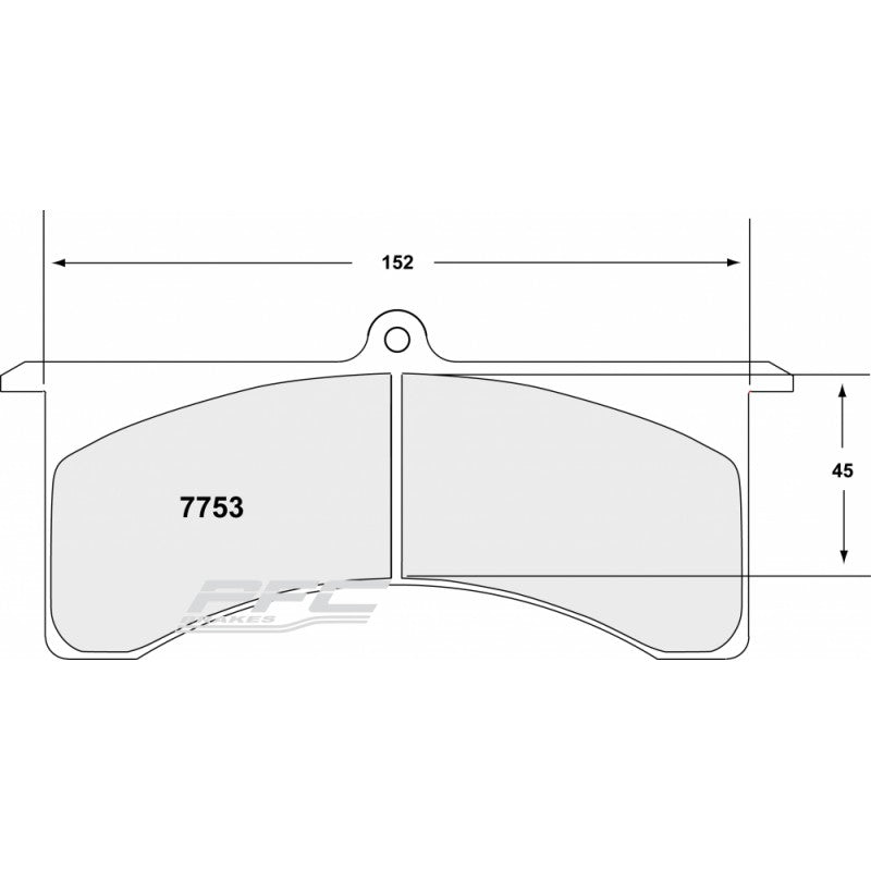 PFC 7753.13.21.44 Brake Pads (13 Compound, 21 mm) Photo-0