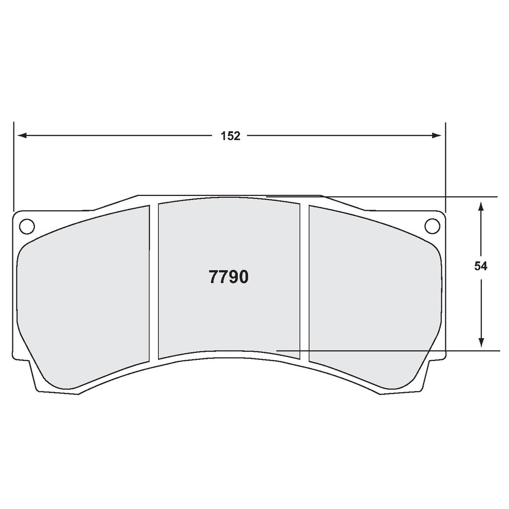 PFC 7790.39.29.44 Brake Pads (39 Compound, 29 mm) Photo-1