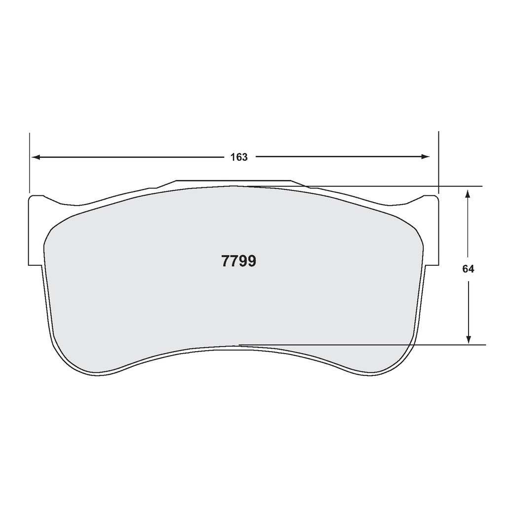 PFC 7799.39.29.44 Front Brake Pads for NISSAN GT-R (R35) 2009- (39 Compound, 29 mm) Photo-0