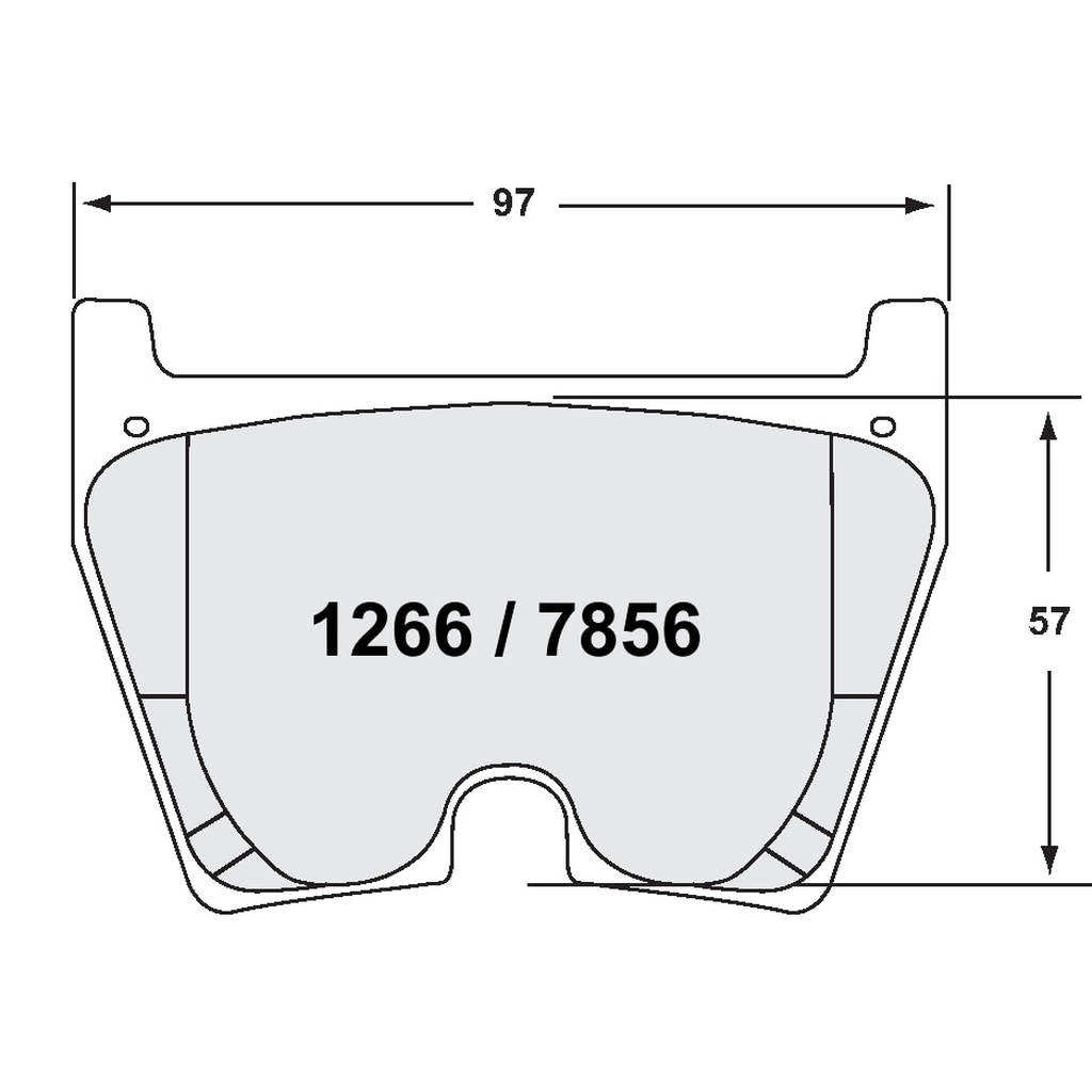 PFC 7856.68.16.64 Front Brake Pads for AUDI R8 / LAMBORGHINI Huracan (68 Compound, 16 mm) Photo-0