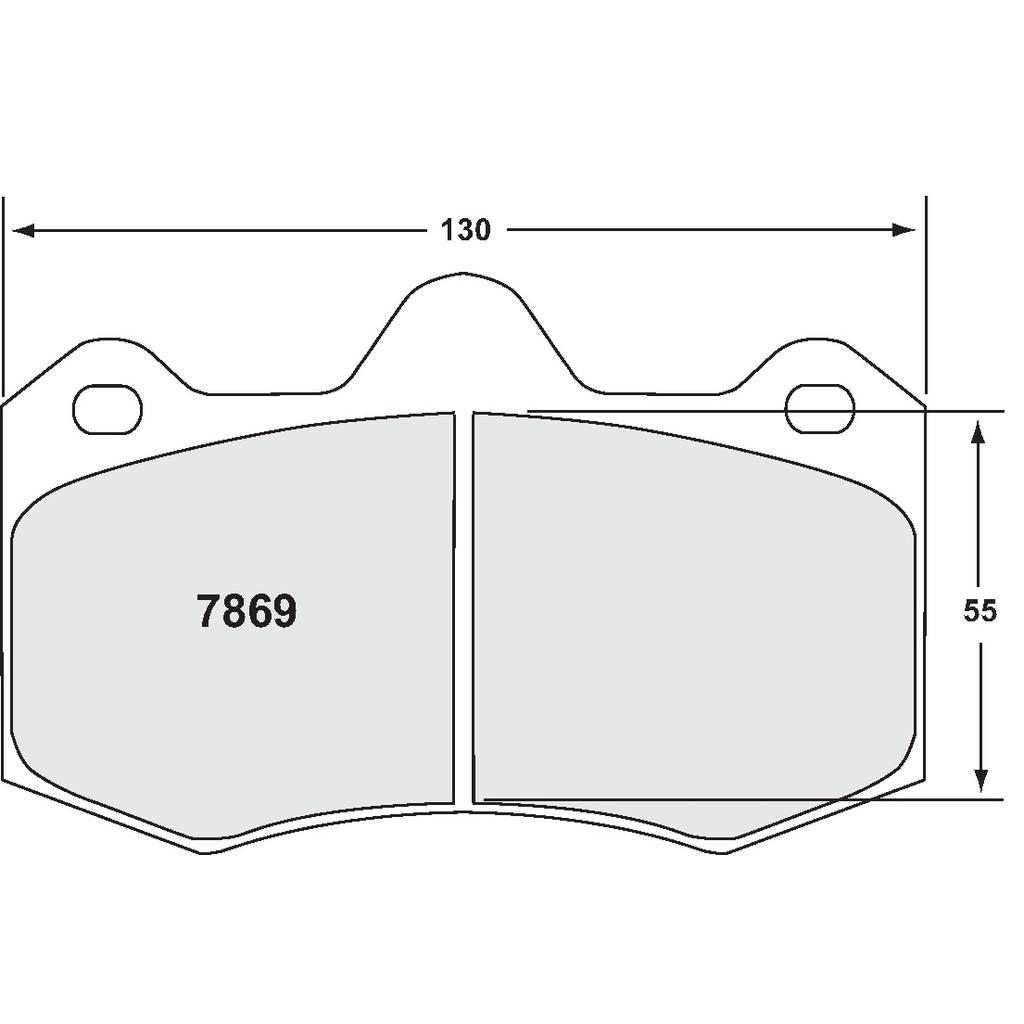 PFC 7869.68.17.64 Front Brake Pads for LOTUS Exige (68 Compound, 17 mm) Photo-0