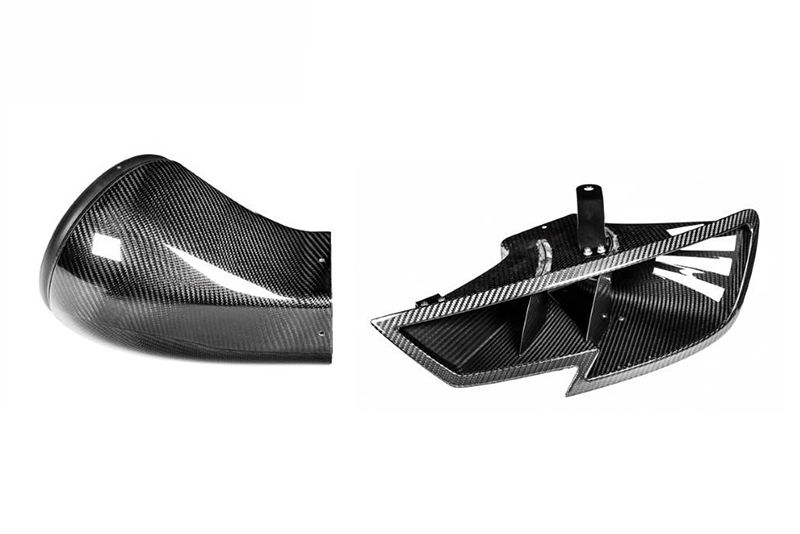 EVENTURI EVE-ST38V8S-CF-HDP Headlamp Race Ducts (Carbon) for AUDI RS3 Stage 3 Photo-2