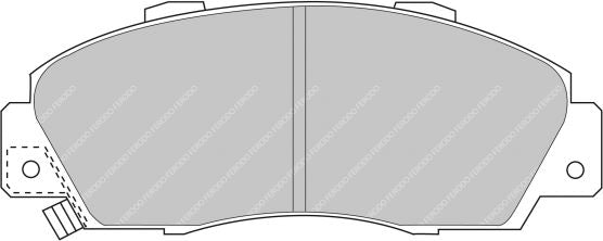 FERODO FDS905 Front Brake Pads DS Performance for HONDA Integra Type-R (DC5) Photo-0