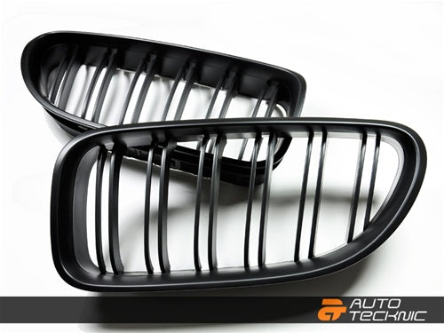 AUTOTECKNIC BM-0612-MB Dual-Slats Stealth Black Front Grilles - F06 Gran Coupe / F12 Coupe / F13 Cabrio | 6 Series & M6 Photo-0 