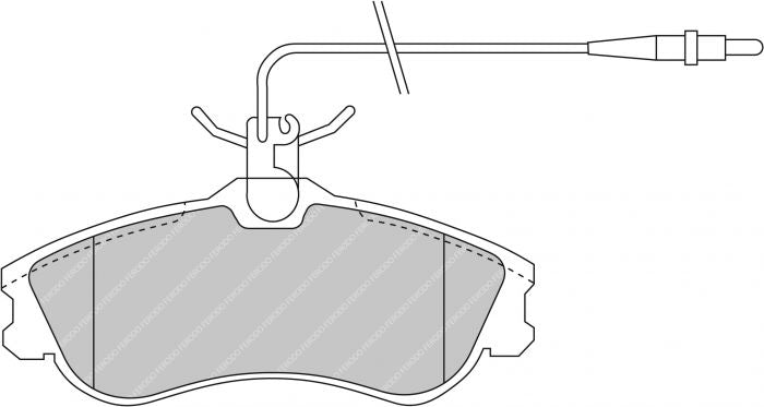 FERODO FDS1112 Brake pads Photo-0
