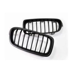 AUTOTECKNIC BM-0179-MB Stealth Black Front Grilles - F30 Sedan / F31 Wagon | 3 Series Photo-0