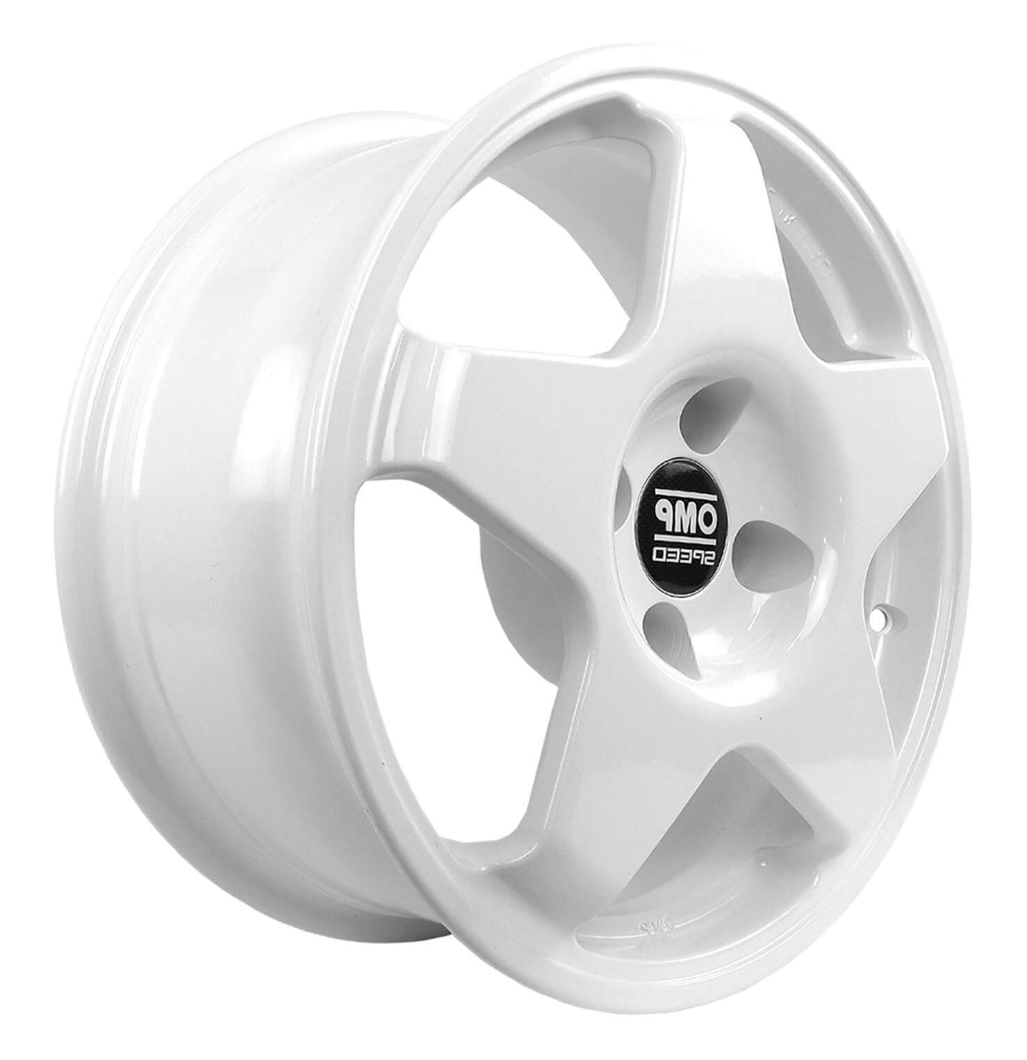 OMP OMPS00021503 Rally Wheel 15" X 6.5 4X108 16 65.1, white Photo-0