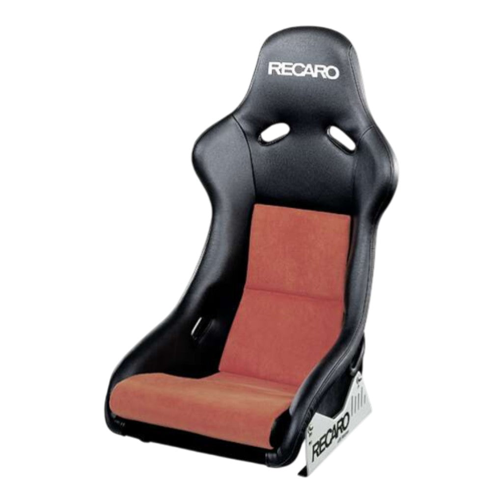 RECARO 070.77.030.886.ET Seat Cover for Pole Position, Ambla leather Black/Dinamica Red Photo-0