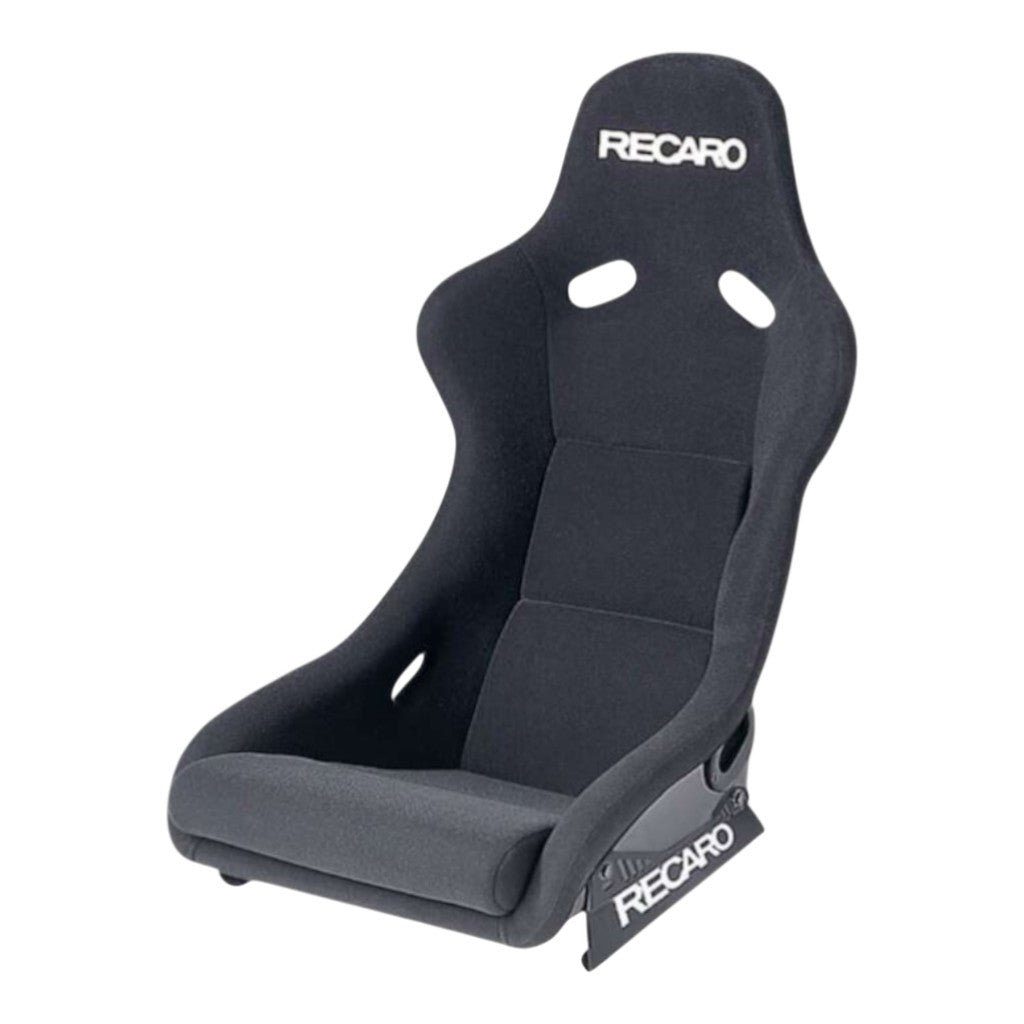 RECARO 070.98.030.184.ET Seat Cover for Pole Position N.G. (FIA) with Belt Trim Below, Nylon Velor Black Photo-0