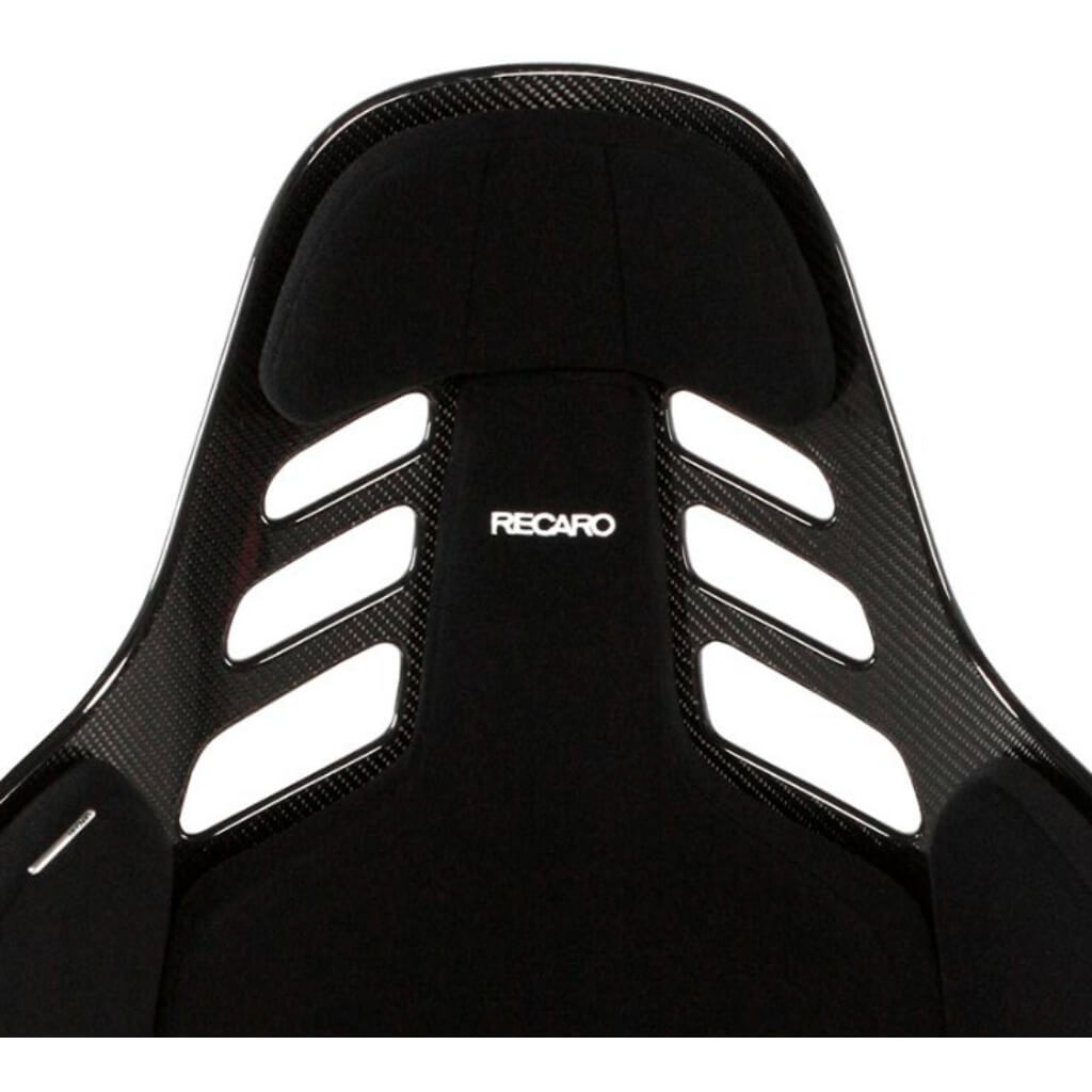 RECARO 078.01.2B21 Race Seat Podium CF Right Side (ABE / FIA) Black Velour, Size M Photo-1