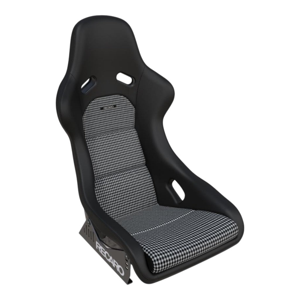 RECARO 087.00.0B25 Seat Classic Pole Position, Leather Black / Pepita Photo-0