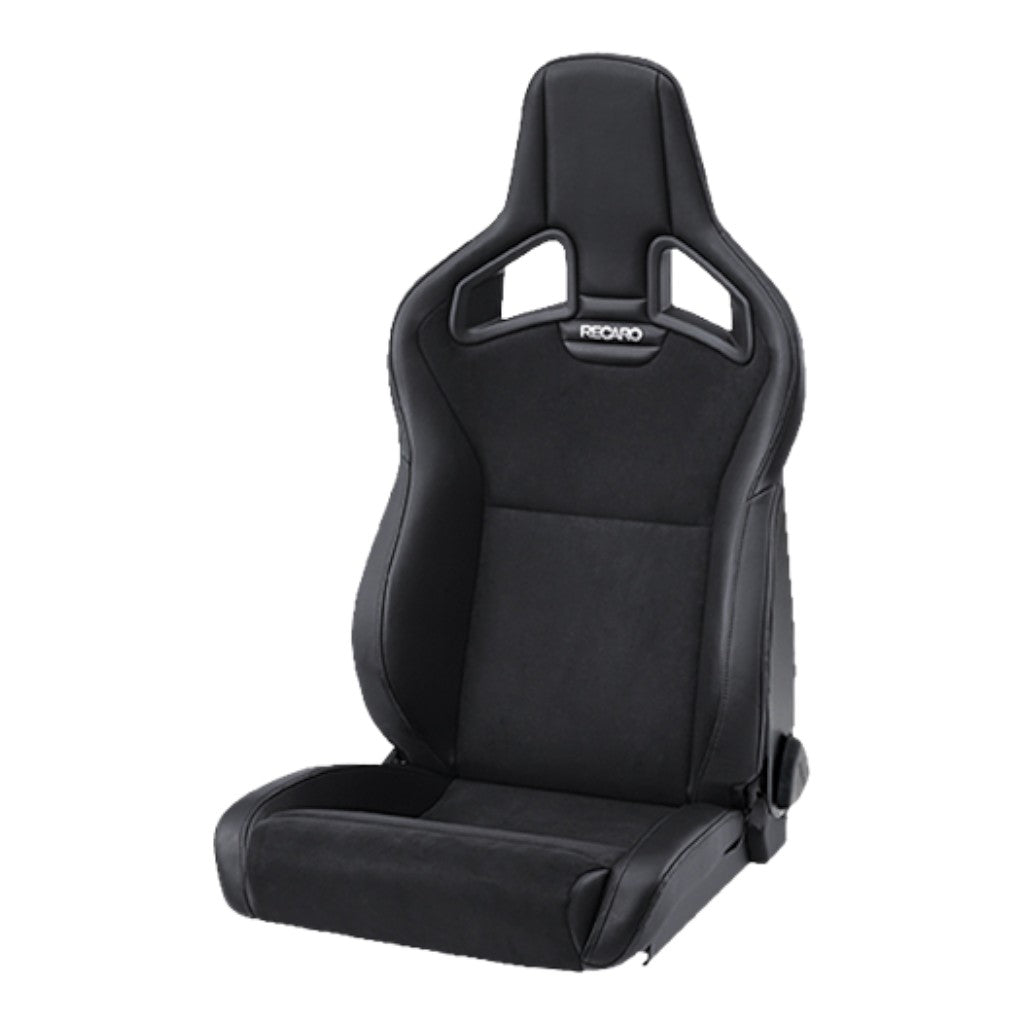 RECARO 414.10.1575 Left Heated Sport Seat Cross Sportster CS, Artificial Leather Black / Dinamica Black Photo-0
