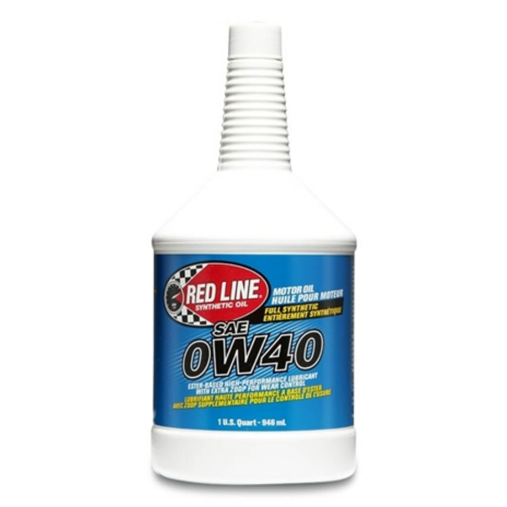 RED LINE OIL 11104 High Performance Motor Oil 0W40 0.95 L (1 qt) Photo-0
