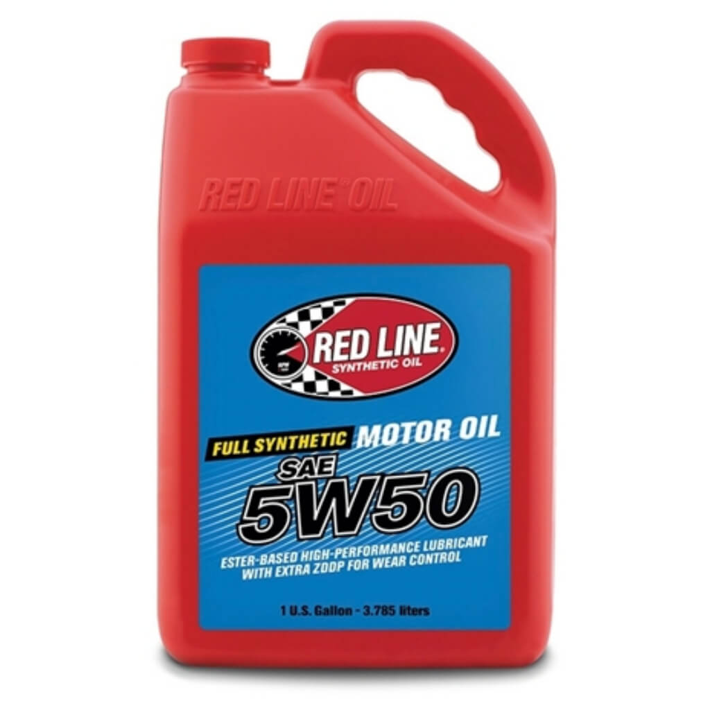 RED LINE OIL 11606 High Performance Motor Oil 5W50 18.93 L (5 gal) Photo-0