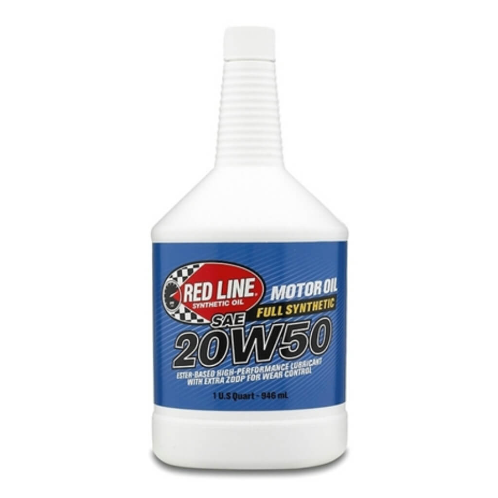 RED LINE OIL 12504 High Performance Motor Oil 20W50 0.95 L (1 qt) Photo-0