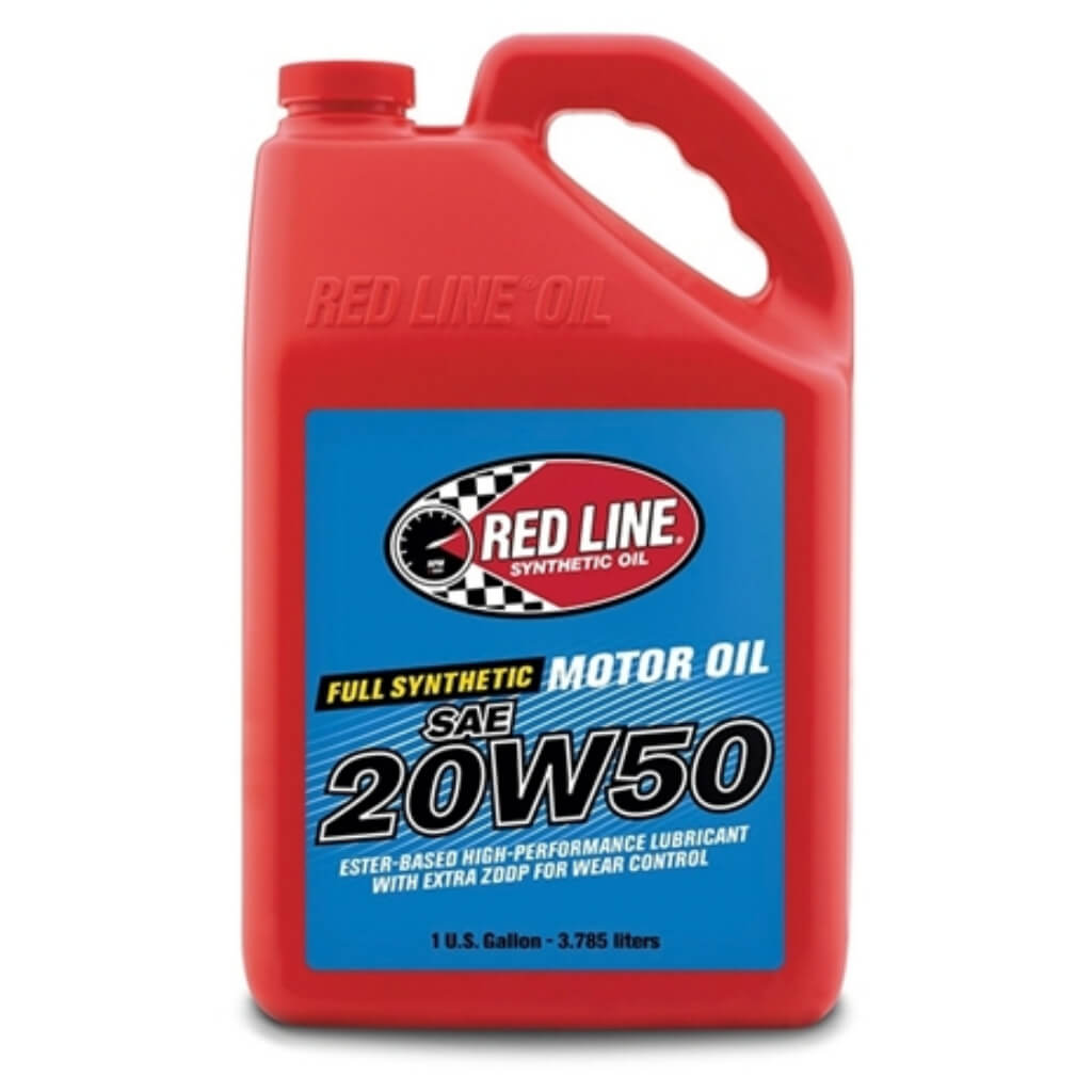 RED LINE OIL 12505 High Performance Motor Oil 20W50 3.8 L (1 gal) Photo-0