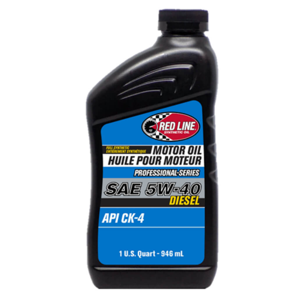 RED LINE OIL 12714 Professional Series Diesel Motor Oil 5W40 0.95 L (1 qt) Photo-0