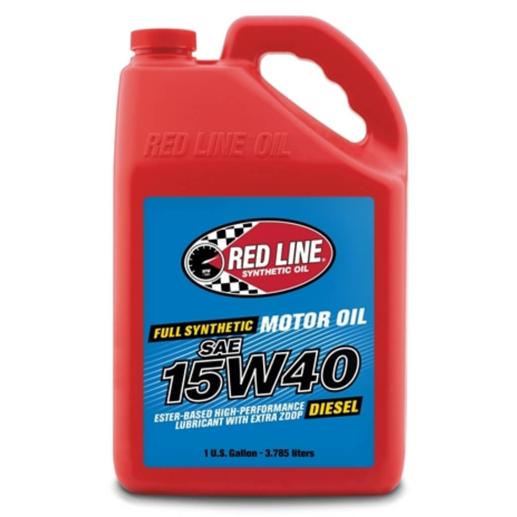 RED LINE OIL 21406 High Performance Diesel Motor Oil 15W40 18.93 L (5 gal) Photo-0