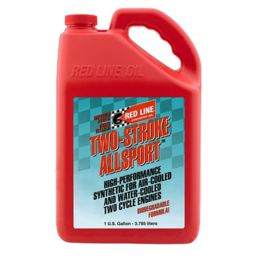 RED LINE OIL 40805 Two-Stroke AllSport Oil 3.8 L (1 gal) Photo-0