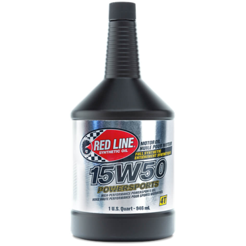 RED LINE OIL 42104 Powersports Motor Oil 15W50 0.95 L (1 qt) Photo-0
