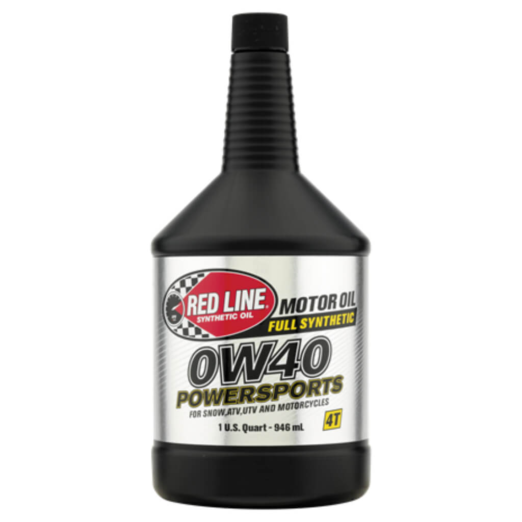 RED LINE OIL 42204 Powersports Motor Oil 0W40 0.95 L (1 qt) Photo-0
