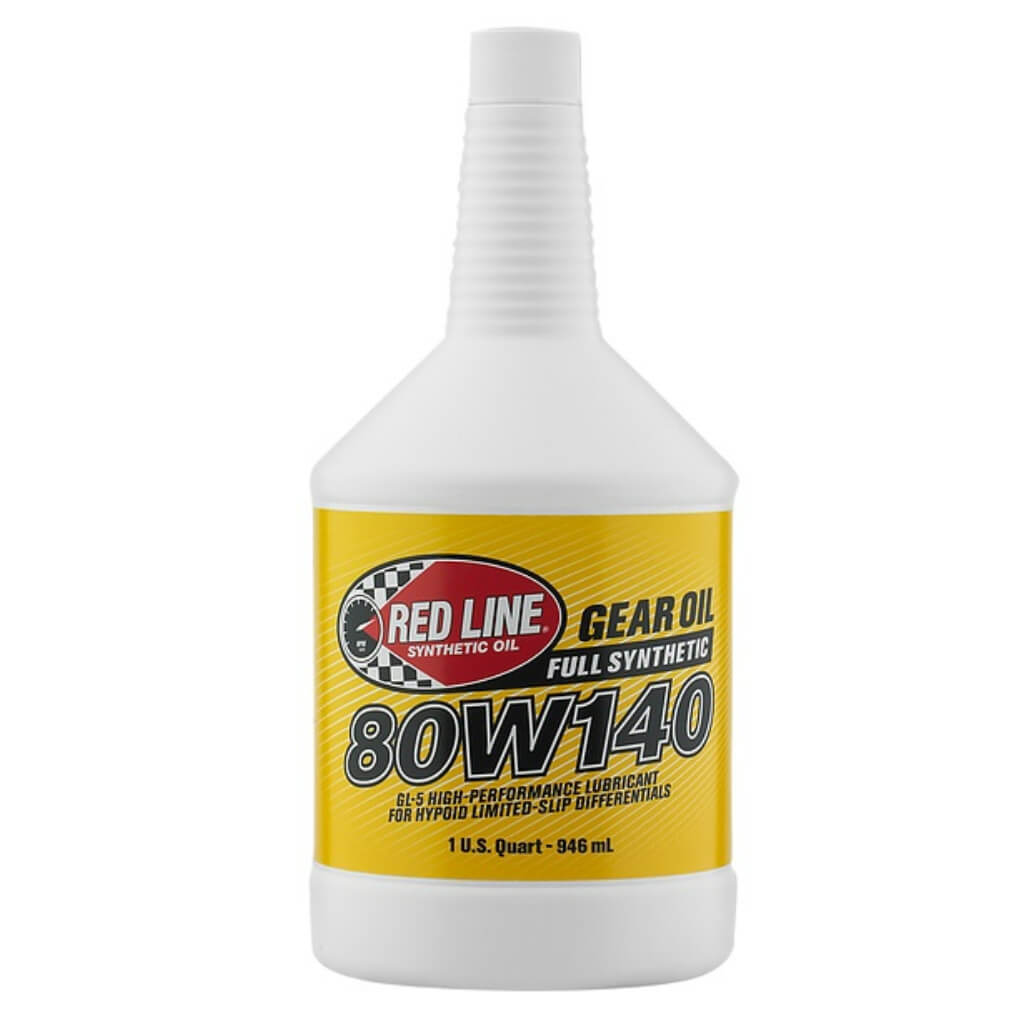 RED LINE OIL 58104 Gear Oil for Differentials 80W140 GL-5 0.95 L (1 qt) Photo-0