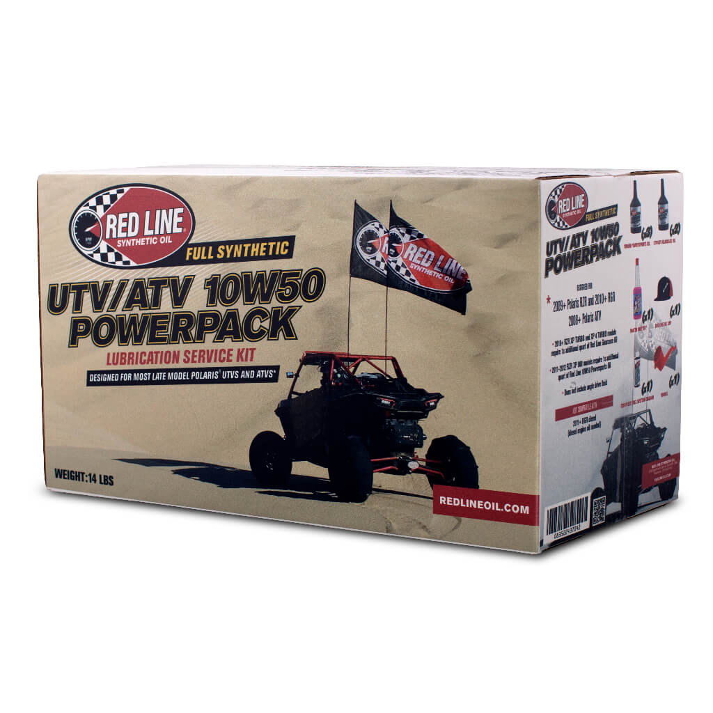 RED LINE OIL 90220 UTV/ATV Oil 10W50 PowerPack Photo-1