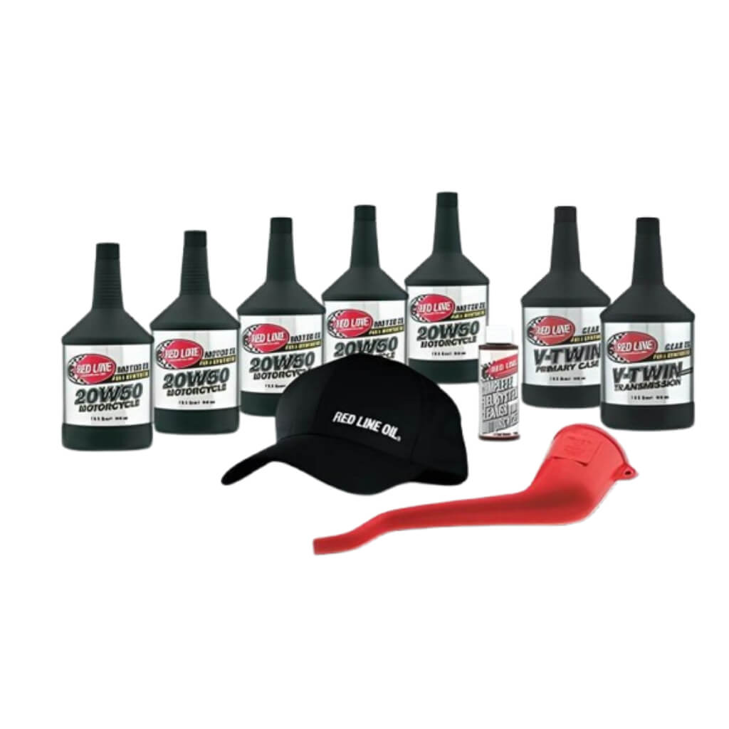 RED LINE OIL 90226 Motorcycle Oil V-Twin 20W50 PowerPack Photo-0