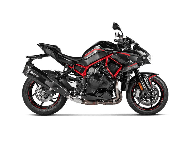 AKRAPOVIC S-K10SO31-HGITBL Slip-On Line (Titanium) for KAWASAKI Z H2 2020- Photo-3