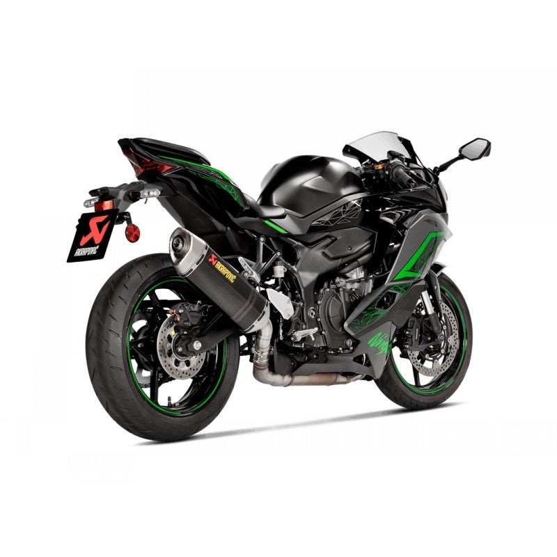 AKRAPOVIC S-K2SO10-HRC Slip-On Line (Carbon) for KAWASAKI Ninja ZX-25R 2023- Photo-1