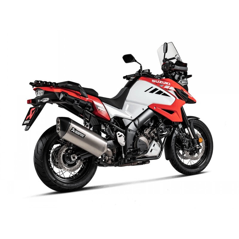 AKRAPOVIC S-S10SO18-HAFT Slip-On Line (Titanium) for SUZUKI V-STROM 1050 2020- Photo-2