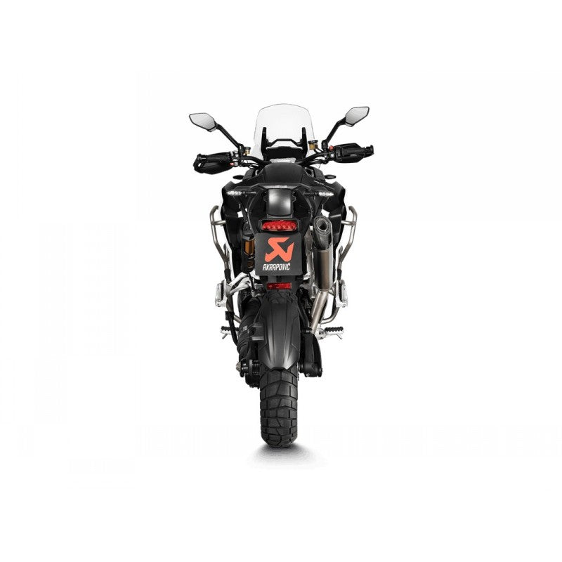 AKRAPOVIC S-T12SO6-HJA Slip-On Line (Titanium) for TRIUMPH Tiger 1200 GT / RALLY 2022- Photo-3
