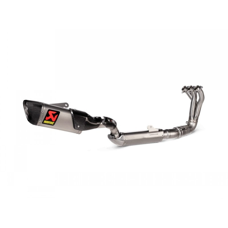 AKRAPOVIC S-Y9R13-HAPT/1 Racing Line (Titanium) for YAMAHA Tracer 9 / GT / GT+ 2021-2023 Photo-0