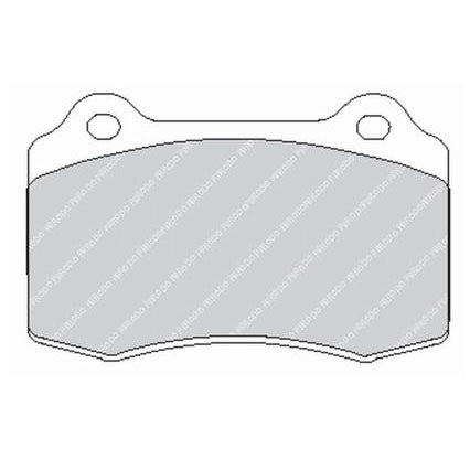 FERODO FCP721W Rear Brake Pads DS1.11 for CHEVROLET Camaro Coupe (1SS / 2SS) Photo-0